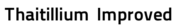 Thaitillium Improved font preview